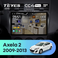 Штатная магнитола для Mazda Axela 2 (2009-2013) (Экран 11") - Teyes CC4 Pro на Android 13, 8-ядер, 12ГБ-256ГБ, SIM-слот