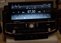 Магнитола для Toyota Land Cruiser 200 2008-2015 (климат на штатном экране) - Carmedia ZH-T1206 монитор 12.3", Android 12, 8Гб+128Гб, CarPlay, SIM-слот (CarPlay)