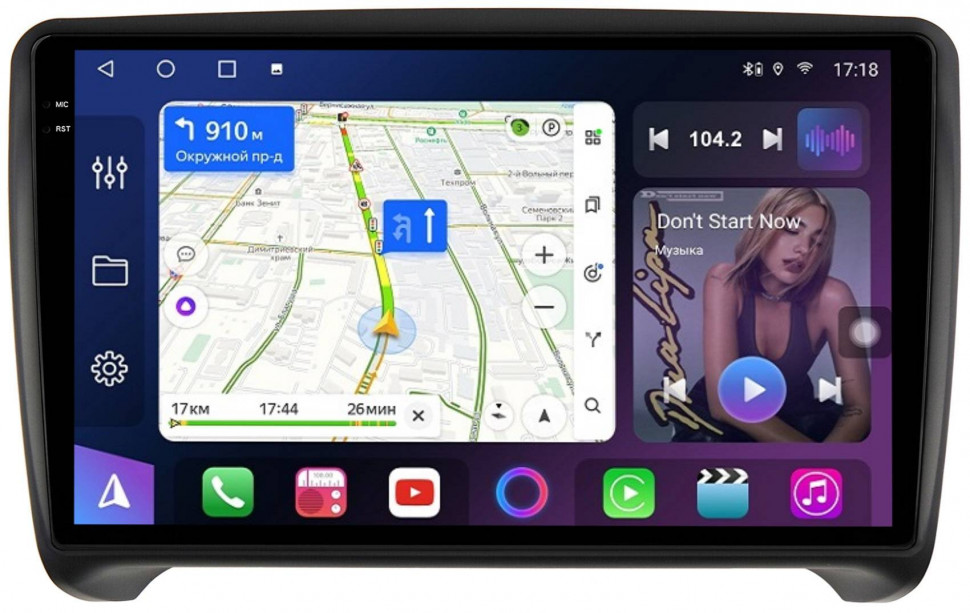 Штатная магнитола FarCar s500 Plus 2K для Audi TT 2 8J на Android  (GX3340M)