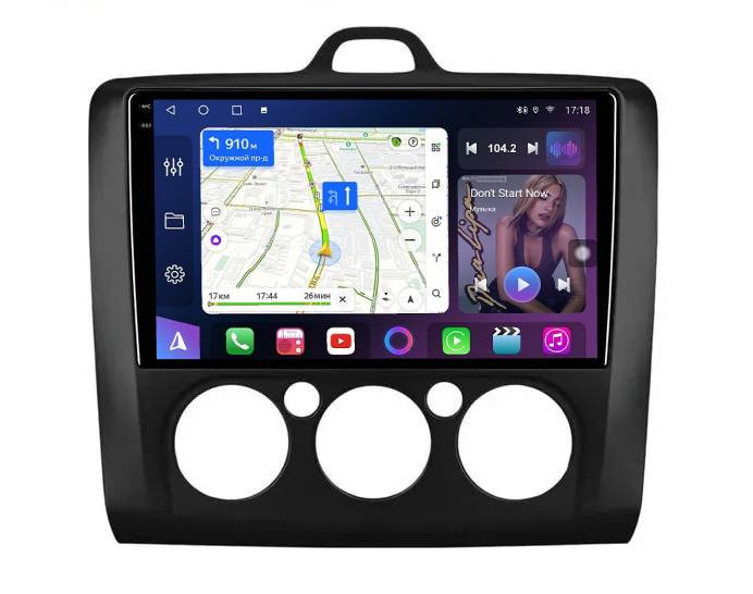 Штатная магнитола FarCar s500 Plus 2K для Ford Focus, C-Max, Galaxy на Android (XXL004/3284M)