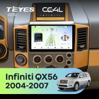 Штатная магнитола для Infiniti QX56 (2004-2007) - Teyes CC4L на Android 14, 8-ядер, 6ГБ-64ГБ, SIM-слот