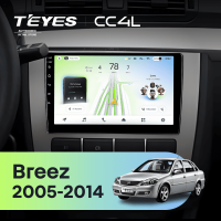 Штатная магнитола для Lifan Breez (520) (2005-2014) - Teyes CC4L на Android 14, 8-ядер, 6ГБ-64ГБ, SIM-слот