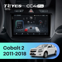Штатная магнитола для Chevrolet Cobalt 2 (2011-2018) (Экран 9,5") - Teyes CC4 Pro на Android 13, 8-ядер, 8ГБ-128ГБ, SIM-слот