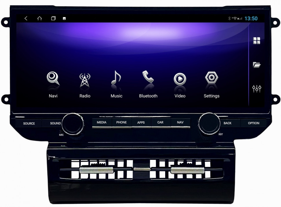 Магнитола Porsche Macan 2014-2019 - Carmedia KP-P1202 монитор 12.3", Android 10, 6Гб+128Гб, CarPlay, SIM-слот (CarPlay)
