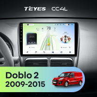 Штатная магнитола для Fiat Doblo 2 263 (2009-2015) - Teyes CC4L на Android 14, 8-ядер, 6ГБ-64ГБ, SIM-слот