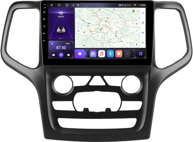 Магнитола для Jeep Grand Cherokee 2013-2022 - Carmedia EW-9176 QLed, Android 10/12, ТОП процессор, CarPlay, SIM-слот (CarPlay)