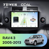 Штатная магнитола для Toyota RAV4 3 XA30 (2005-2013) - Teyes CC4L на Android 14, 8-ядер, 6ГБ-64ГБ, SIM-слот