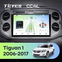 Штатная магнитола для Volkswagen Tiguan 1 NF (2006-2017) - Teyes CC4L на Android 14, 8-ядер, 6ГБ-64ГБ, SIM-слот