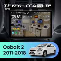 Штатная магнитола для Chevrolet Cobalt 2 (2011-2018) (Экран 13") - Teyes CC4 Pro на Android 13, 8-ядер, 8ГБ-128ГБ, SIM-слот