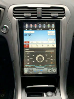 Магнитола для Ford Mondeo 5 2015+ (SYNC 3) - Carmedia ZF-1201-S3-Q6 вертикальный экран в стиле "Тесла" на Android 11, 8Гб+128Гб, CarPlay, 4G SIM-слот
