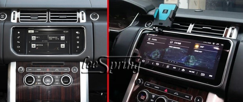Магнитола для Range Rover 4 2012-2017 (поддержка штатного меню BOSCH) - Carmedia NH-R1205 моторизированный монитор 12.3", Android 12, 4+64Гб, CarPlay, SIM-слот (только с установкой в Москве) (CarPlay)