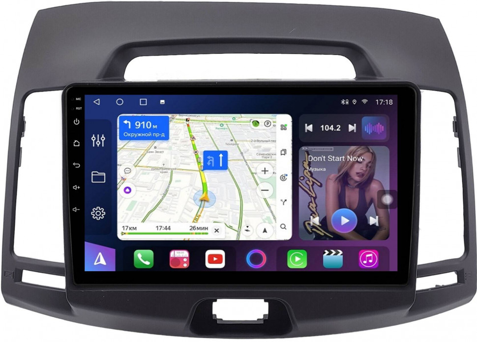 Штатная магнитола FarCar s400 для Hyundai Elantra HD Avante на Android  (HL3296M)