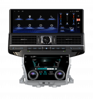 Магнитола для Toyota Land Cruiser 200 2015+ (низкая комплектация) - Carmedia ZH-T1603Х на Android 12, 8Гб+128Гб, 4G SIM-слот, CarPlay