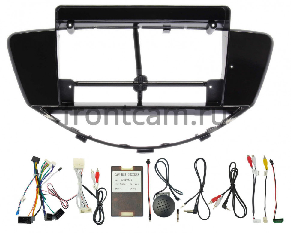 Штатная магнитола Canbox H-Line 2K 4184-9-0101 для Subaru Tribeca 2004-2014 (с поддержкой БК) на Android 10 (4G-SIM, 6/128, DSP, QLed) (CarPlay)