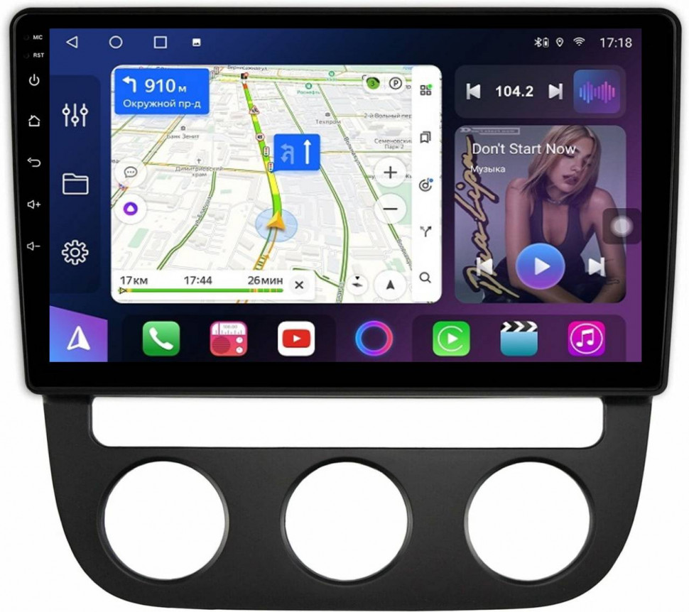 Штатная магнитола FarCar s400 для Volkswagen Jetta на Android  (TM3228M климат)