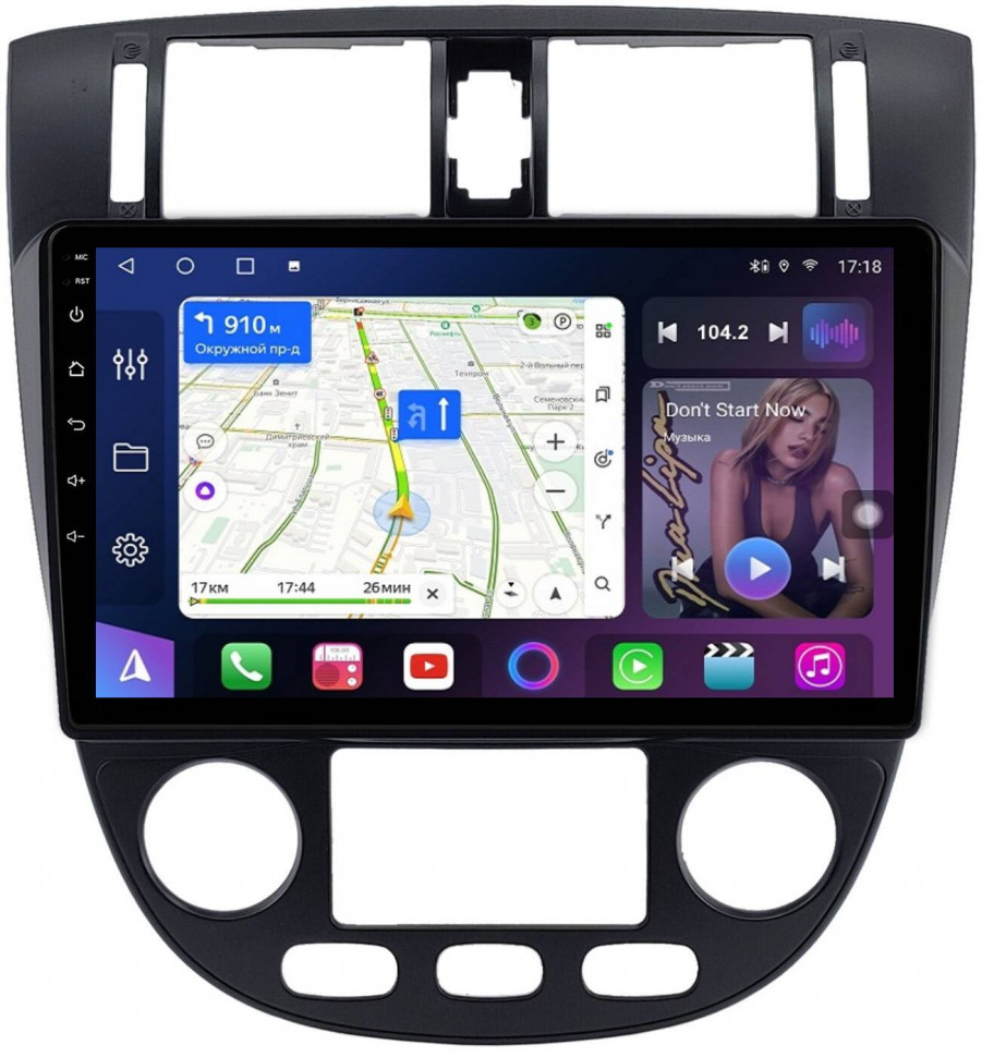 Штатная магнитола FarCar s400 для Chevrolet Lacetti седан на Android (HL3044M черная климат)