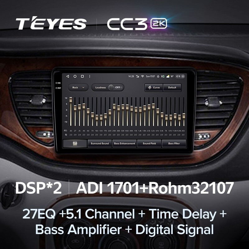 Штатная магнитола Teyes CC3 2K 4/64 Dodge Dart (2012-2016)