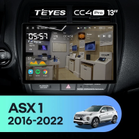 Штатная магнитола для Mitsubishi ASX (2016-2026) (Экран 13") - Teyes CC4 Pro на Android 13, 8-ядер, 12ГБ-256ГБ, SIM-слот