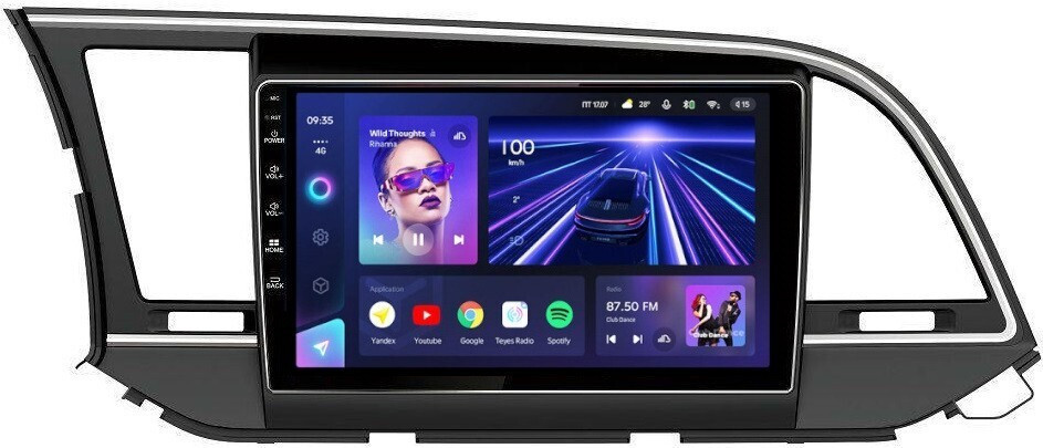 Магнитола для Hyundai Elantra 2016-2018 - Teyes CC3L Android 10, 8-ядер, 4ГБ+32ГБ, SIM-слот (CarPlay)