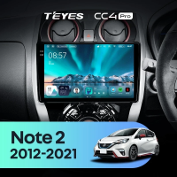 Штатная магнитола для Nissan Note 2 E12 (2012-2021) (Экран 10,36") - Teyes CC4 Pro на Android 13, 8-ядер, 12ГБ-256ГБ, SIM-слот