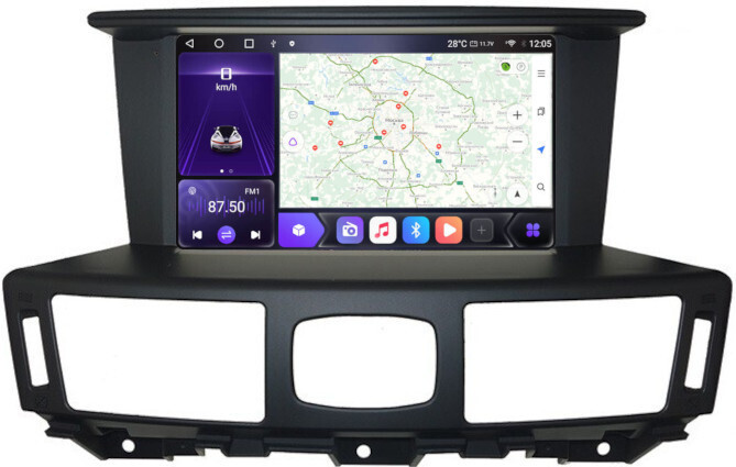 Магнитола для Infiniti Q70 2014-2018 - Carmedia SF-9100 Android 10, 8-ядер, SIM-слот (CarPlay)