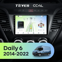 Штатная магнитола для Iveco Daily 6 (2014-2022) - Teyes CC4L на Android 14, 8-ядер, 6ГБ-64ГБ, SIM-слот