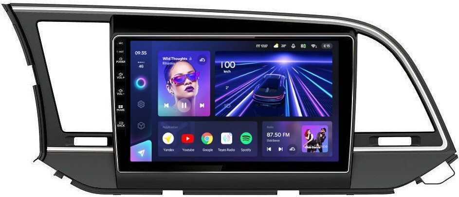 Магнитола для Hyundai Elantra 2016-2018 - Teyes CC3 Android 10, ТОП процессор, 4/32 Гб, CarPlay, SIM-слот (CarPlay)
