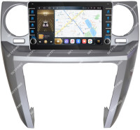 Магнитола для Land Rover Discovery 2005-2009 (серебро/черная) - Carmedia SF-9703 (крутилки) QLed, Android 10, ТОП процессор, CarPlay, SIM-слот (только с установкой в Москве) (CarPlay)