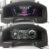 Электронная панель приборов Toyoya Land Cruiser 200 2008-2015 - Carmedia NH-LCD-T01 с сенсорным LCD / ЖК 12.3" экраном QLED (CarPlay)