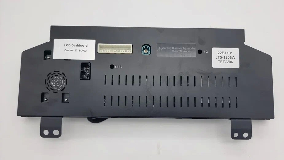 Электронная панель приборов Toyoya Land Cruiser 200 2008-2015 - Carmedia NH-LCD-T01 с сенсорным LCD / ЖК 12.3" экраном QLED (CarPlay)
