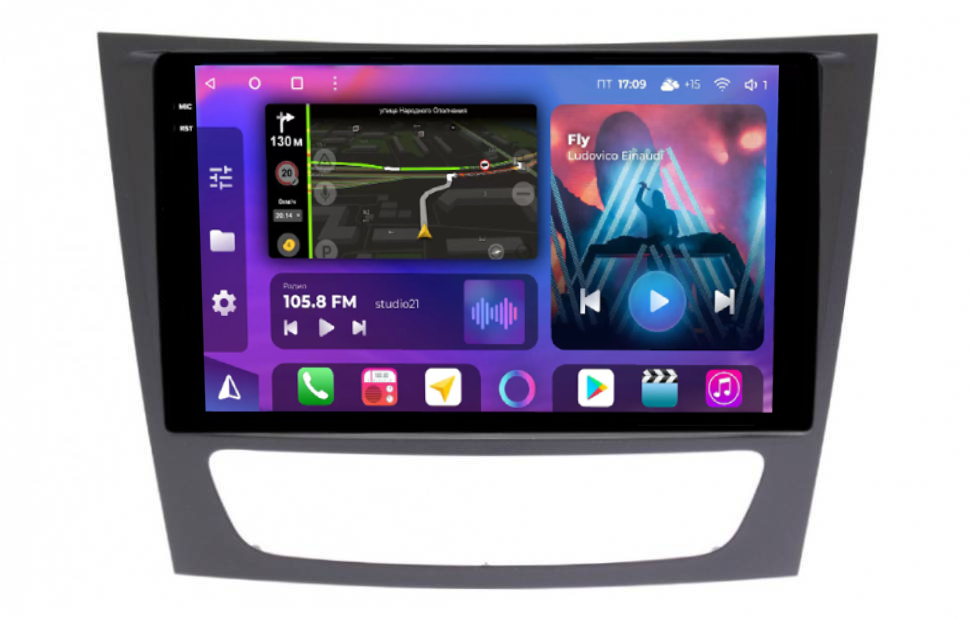 Штатная магнитола FarCar s400 2K 360 для Mercedes E Class на Android (BX1260M 360) (CarPlay)
