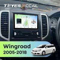 Штатная магнитола для Nissan Wingroad 3 Y12 (2005-2018) - Teyes CC4L на Android 14, 8-ядер, 6ГБ-64ГБ, SIM-слот