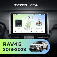 Штатная магнитола для Toyota RAV4 XA50 (2018-2023) - Teyes CC4L на Android 14, 8-ядер, 6ГБ-64ГБ, SIM-слот