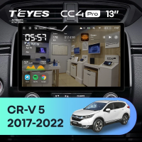Штатная магнитола для Honda CR-V 5 RT RW (2017-2022) (Экран 13") - Teyes CC4 Pro на Android 13, 8-ядер, 8ГБ-128ГБ, SIM-слот