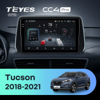Штатная магнитола для Hyundai Tucson (2018-2021) (Экран 9,5") - Teyes CC4 Pro на Android 13, 8-ядер, 8ГБ-128ГБ, SIM-слот