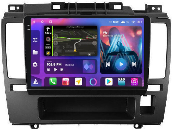 Магнитола для Nissan Tiida 2007-2014 - FarCar XXL1148M Android 12, QLED, ТОП процессор, 8Гб+256Гб, CarPlay, SIM-слот (CarPlay)