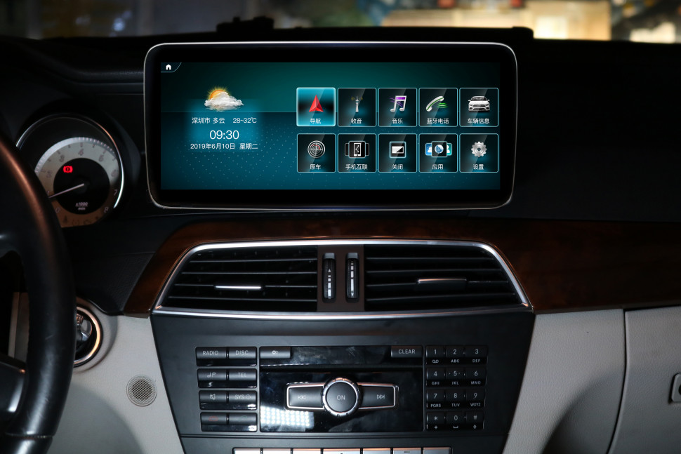 Магнитола для Mercedes-Benz C class /G class / CLK W204 2007-2010 NTG 4.0 - Carmedia XN-M1006 на Android 10, 4Гб+64Гб, 4G SIM-слот