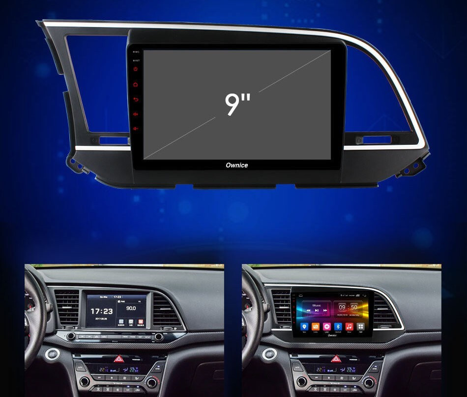 Магнитола для Hyundai Elantra 2016-2018 - Carmedia OL-9708 Android 10, 8-ядер, SIM-слот (CarPlay)
