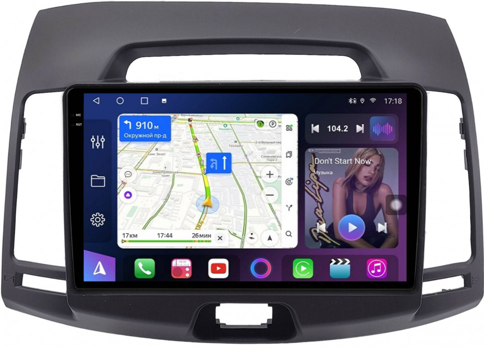 Штатная магнитола FarCar s500 Plus 2K для Hyundai Elantra HD Avante на Android  (GX3296M)