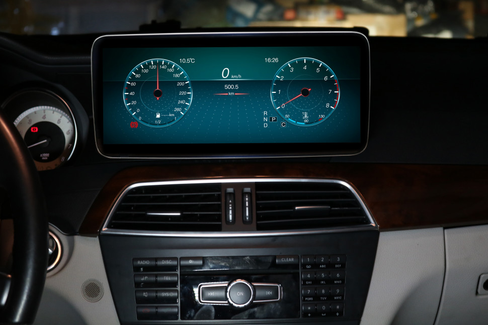 Магнитола для Mercedes-Benz C class / G class / CLK W204 2011-2014 NTG 4.5 - Carmedia XN-M1007 на Android 10, 4Гб+64Гб, 4G SIM-слот