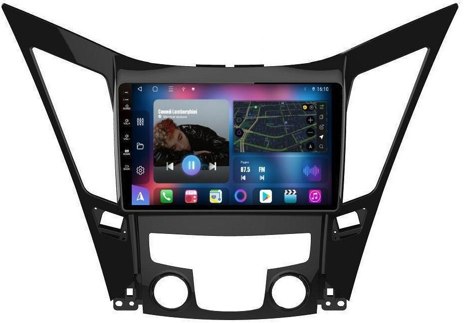 Магнитола для Hyundai Sonata 2010-2013 (YF) - FarCar 794M Android 12, 8-ядер, QLED, Carplay, SIM-слот (CarPlay)