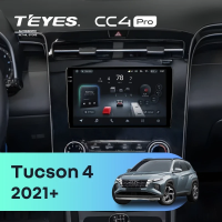 Штатная магнитола для Hyundai Tucson 4 (2021-2025) (кондиционер) (Экран 10,36") - Teyes CC4 Pro на Android 13, 8-ядер, 12ГБ-256ГБ, SIM-слот