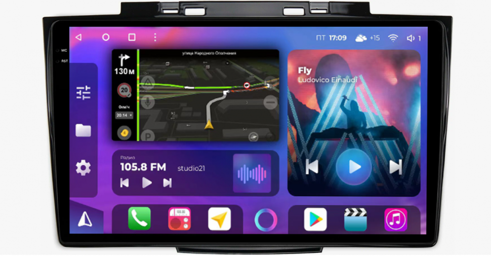 Штатная магнитола FarCar s400 2K 360 для Great Wall Hover H3, Haval H5 на Android  (BX3013M 360) (CarPlay)