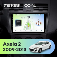 Штатная магнитола для Mazda Axela 2 (2009-2013) - Teyes CC4L на Android 14, 8-ядер, 6ГБ-64ГБ, SIM-слот