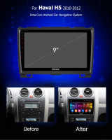 Магнитола для Haval H5, Great Wall Hover H3, H5 - Carmedia OL-9803 Android 10, 8-ядер, SIM-слот (CarPlay)