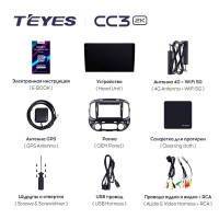Штатная магнитола Teyes CC3 2K 4/32 Chevrolet Colorado 2 (2014-2022)