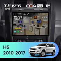 Штатная магнитола для Great Wall Hover H5 (2010-2017) (Экран 11") - Teyes CC4 Pro на Android 13, 8-ядер, 8ГБ-128ГБ, SIM-слот