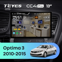 Штатная магнитола для Kia Optima 3 TF (2010-2015) (Экран 9,5") - Teyes CC4 Pro на Android 13, 8-ядер, 12ГБ-256ГБ, SIM-слот