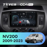 Штатная магнитола для Nissan NV200 M20 (2009-2023) (Экран 9,5") - Teyes CC4 Pro на Android 13, 8-ядер, 8ГБ-128ГБ, SIM-слот