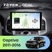 Штатная магнитола для Chevrolet Captiva 1 (2011-2016) F2 - Teyes CC4L на Android 14, 8-ядер, 6ГБ-64ГБ, SIM-слот